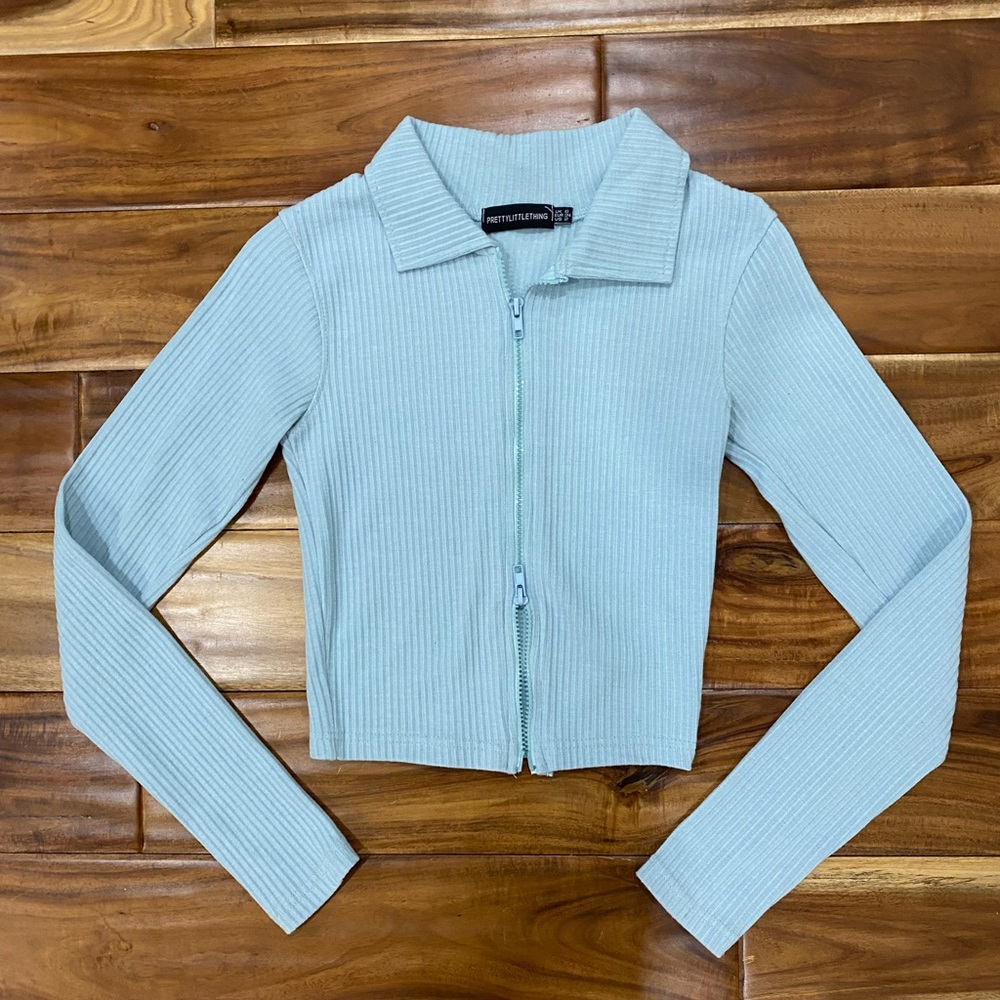 Double Zipper Longsleeve Top